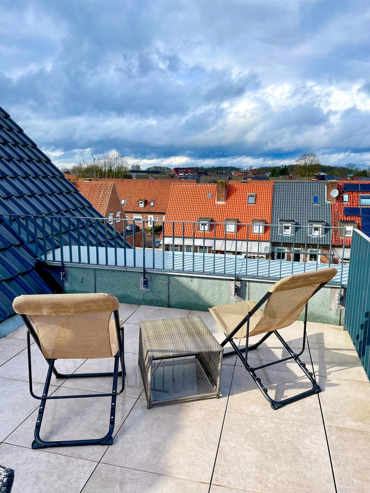 Ahaus: Stadtoase Mit Terrasse & Privater Garage Exteriör bild