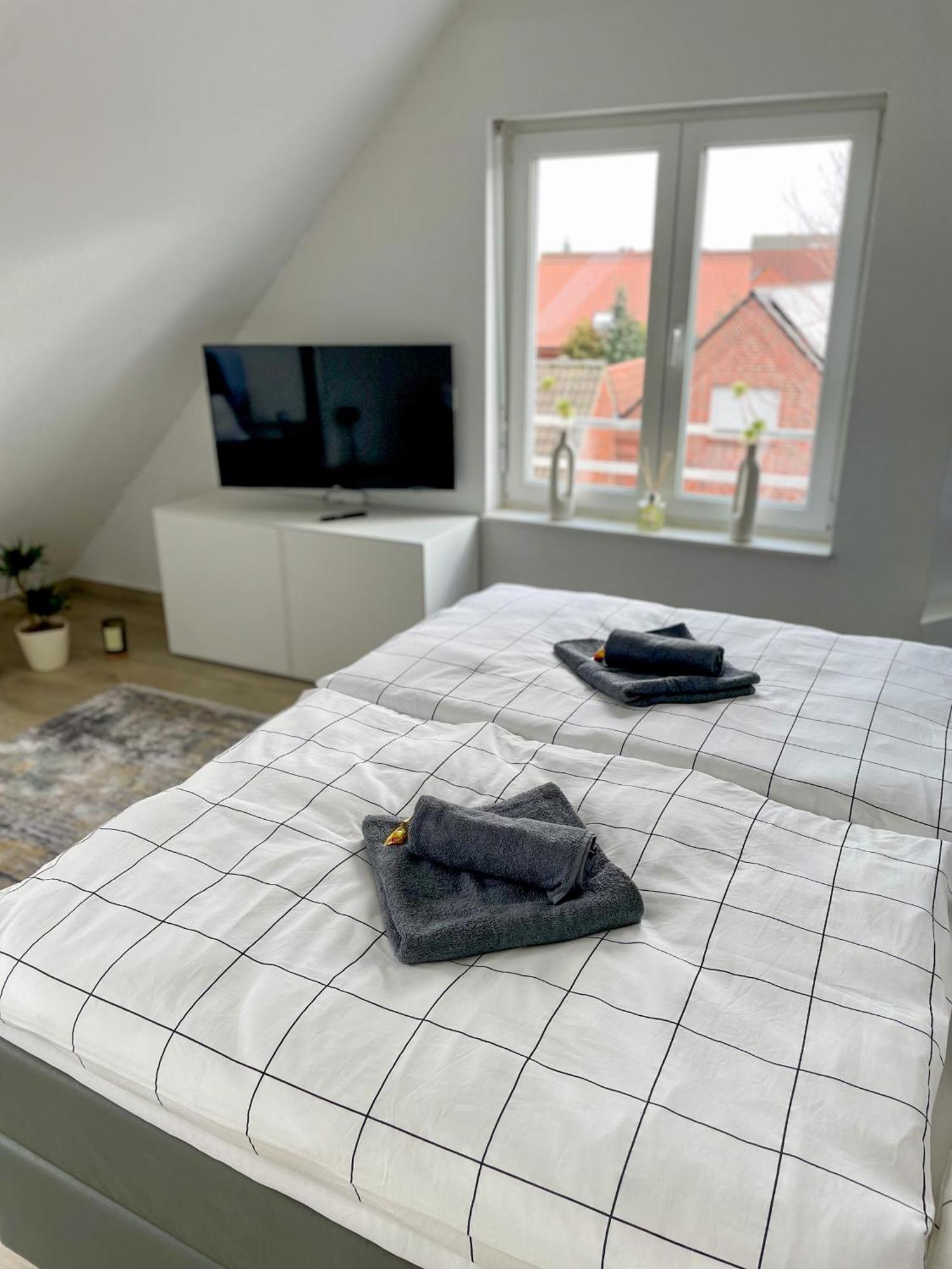 Ahaus: Stadtoase Mit Terrasse & Privater Garage Exteriör bild