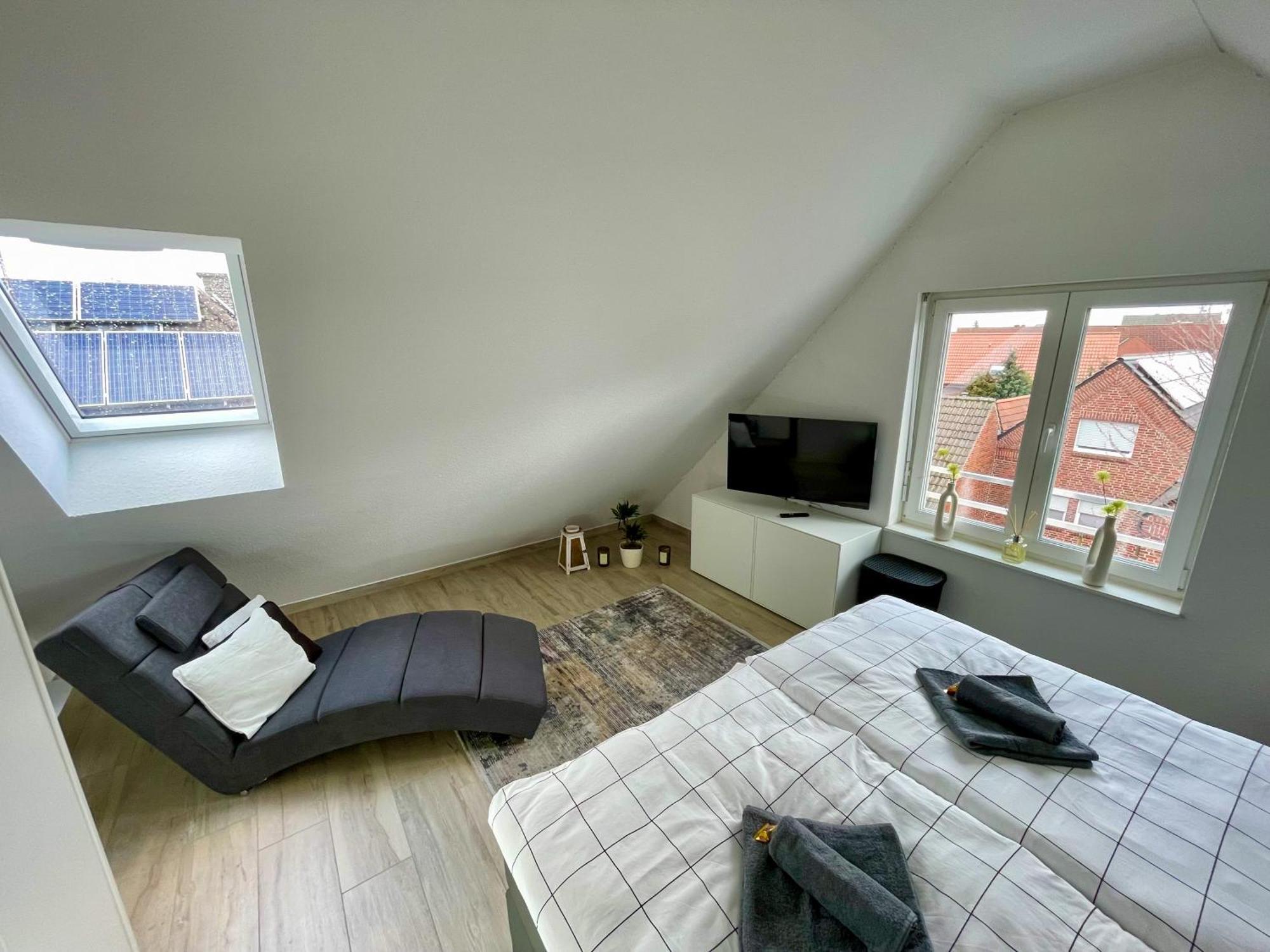 Ahaus: Stadtoase Mit Terrasse & Privater Garage Exteriör bild