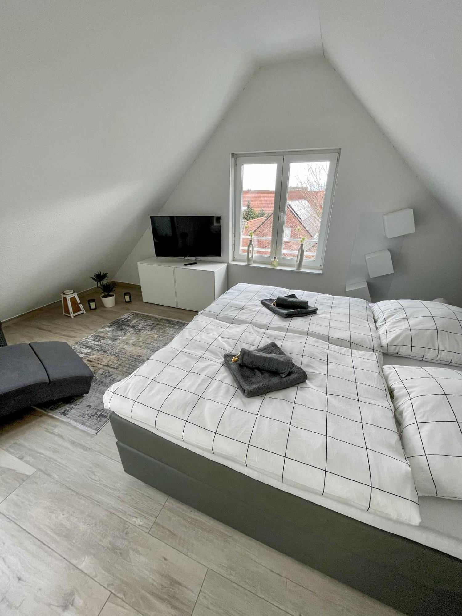 Ahaus: Stadtoase Mit Terrasse & Privater Garage Exteriör bild